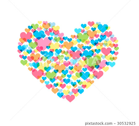 Colorful Heart 30532925