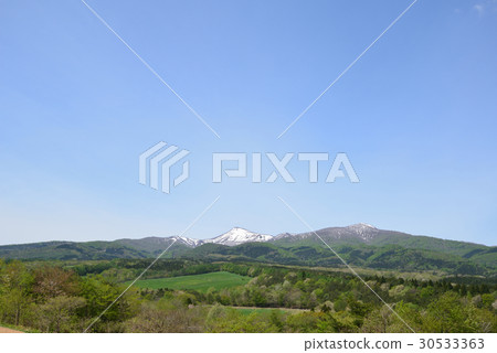Mizukayama which can be seen from the observatory of Wako triangle Mizukayama which can be seen from the observatory of Wako triangle 30533363