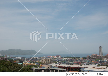 PM 2.5和福岡Nogoshima同時黃沙飛揚 30534673