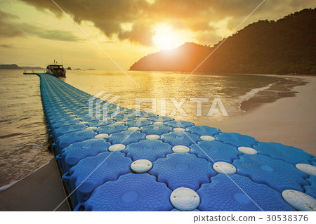 beautiful sun rising sky Nyaung Oo Phee island beautiful sun rising sky Nyaung Oo Phee island 30538376