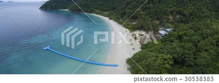 aerial view of Nyaung Oo Phee island andaman sea aerial view of Nyaung Oo Phee island andaman sea 30538383