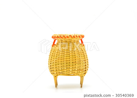 Fishing creel, basketwork made from bamboo  30540369