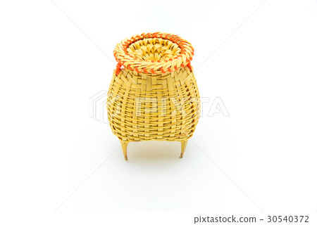 Fishing creel, basketwork made from bamboo  30540372