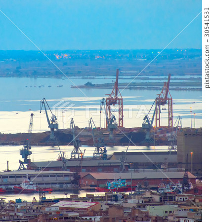 Thessaloniki shipping port. Greece 30541531