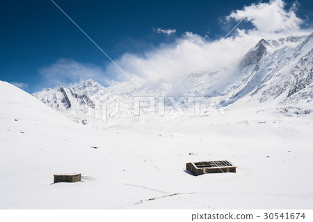 Landscape in Annapurna circuit,trekking in Nepal 30541674