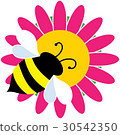 Bumble Bee on Flower 30542350