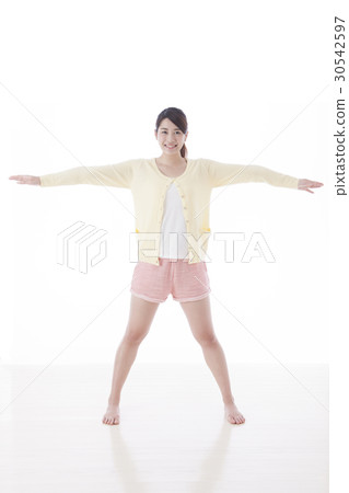 Yoga fitness exercise Yoga fitness exercise 30542597