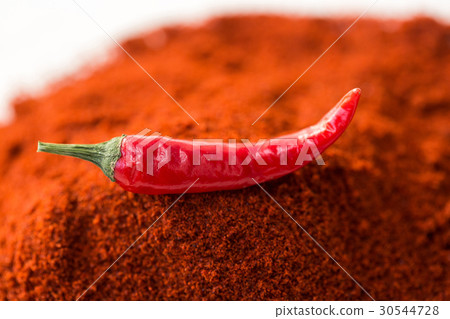chili red hot pepper, concept of popular spice - 30544728