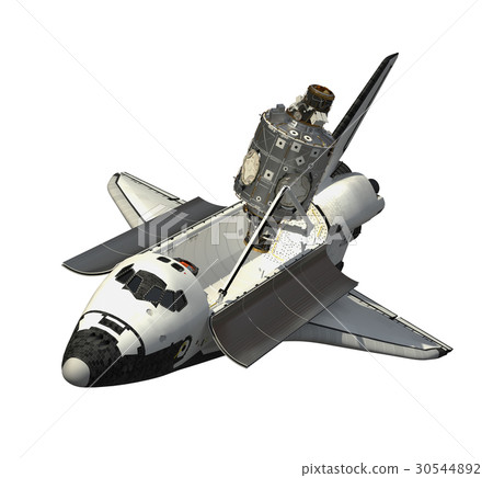 Space Shuttle And Module Of Space Station Space Shuttle And Module Of Space Station 30544892