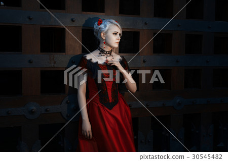 Mythological woman in an ancient dress. Mythological woman in an ancient dress. 30545482