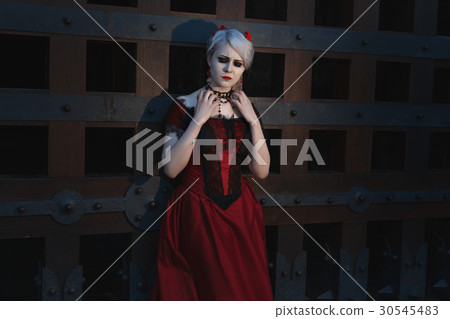 Mythological woman suffers. 30545483