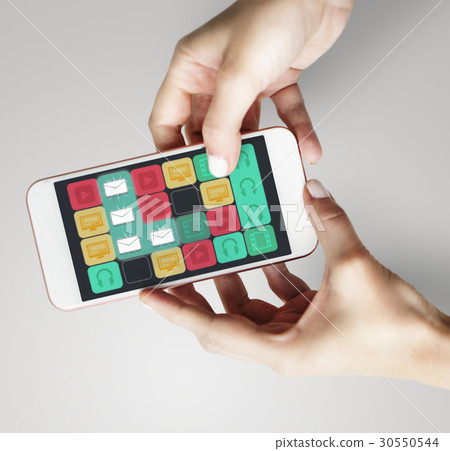 Mail Message Matching Line Game Icons 30550544