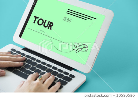 Holiday Destination Tour Travel Plane Symbol Holiday Destination Tour Travel Plane Symbol 30550580