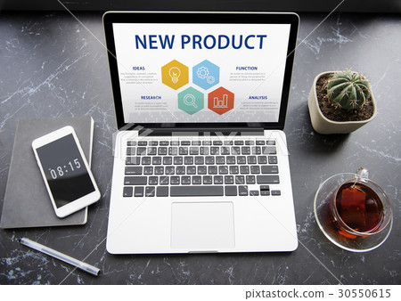 New Product Creative Idea Concept New Product Creative Idea Concept 30550615