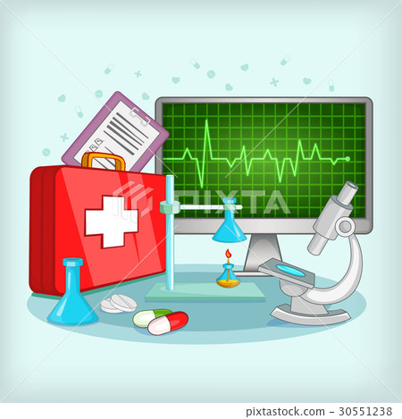 Medicine concept, cartoon style Medicine concept, cartoon style 30551238