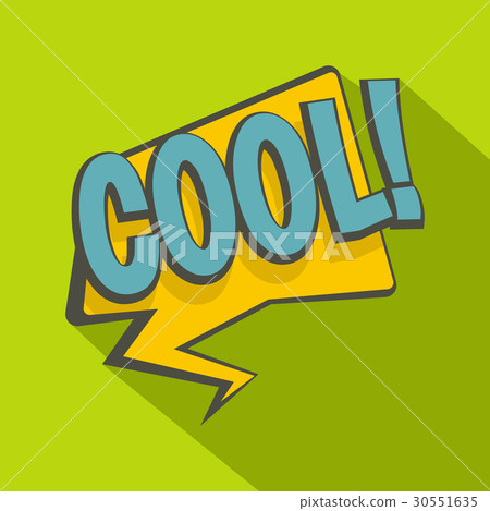 COOL, speech bubble icon, flat style COOL, speech bubble icon, flat style 30551635