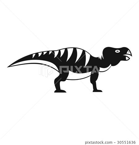 Hadrosaurid dinosaur icon, simple style Hadrosaurid dinosaur icon, simple style 30551636