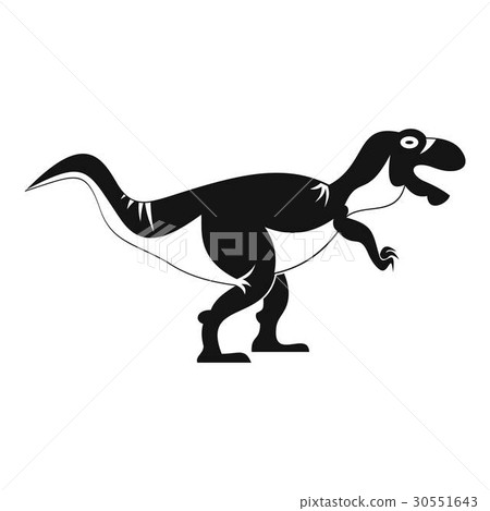 Tyrannosaur dinosaur icon, simple style 30551643
