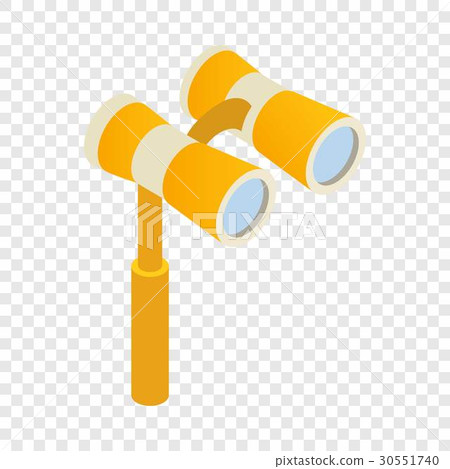 Elegant theater binocular isometric icon 30551740