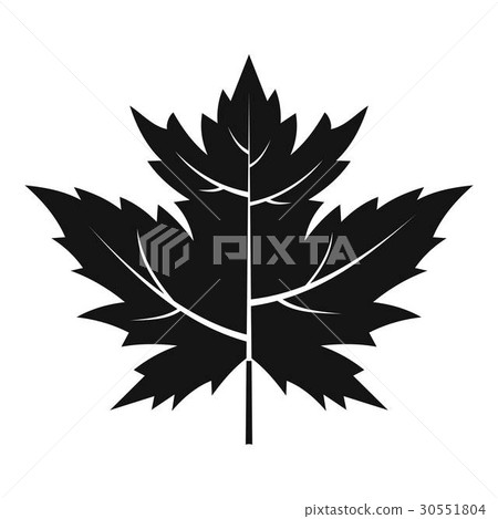 Gooseberry leaf icon, simple style Gooseberry leaf icon, simple style 30551804