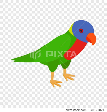 Parrot isometric icon - Stock Illustration [30551821] - PIXTA