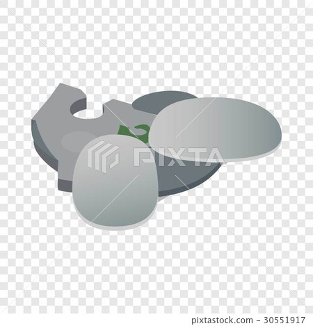 Esplanade in Singapore isometric icon Esplanade in Singapore isometric icon 30551917