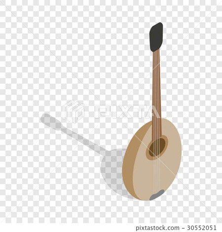 Turku Instrumento Traditional turkish music instrument isometric - Stock Illustration ...