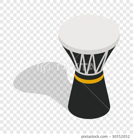 Darbuka, percussive musical instrument isometric 30552052