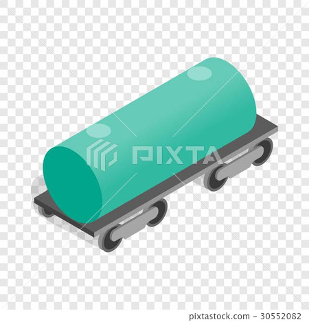 Oil tank isometric icon Oil tank isometric icon 30552082