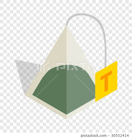 Teabag isometric icon Teabag isometric icon 30552414