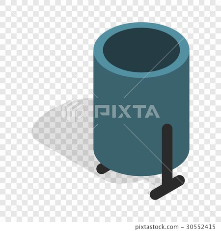 Outdoor bin isometric icon Outdoor bin isometric icon 30552415