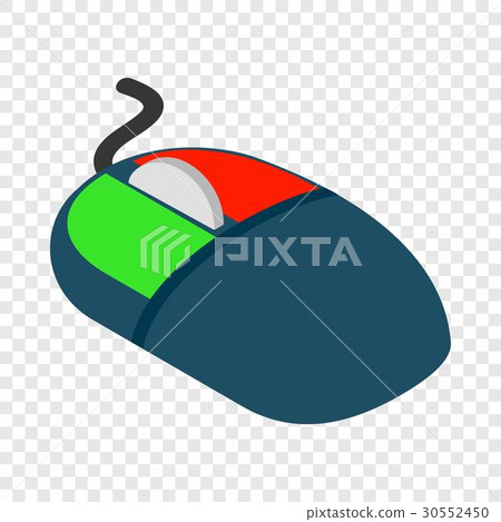 Computer mouse isometric icon 30552450
