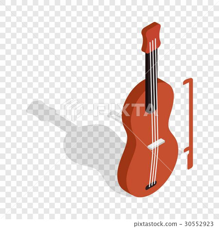 Violin isometric icon Violin isometric icon 30552923