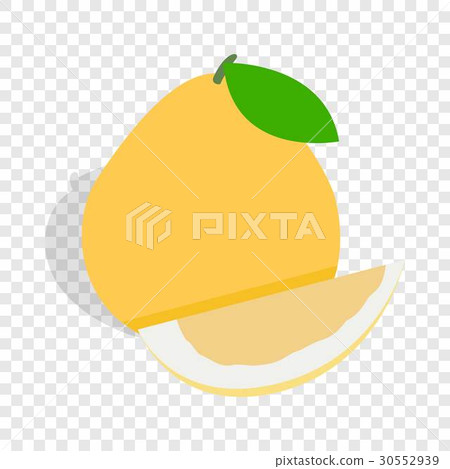 Pomelo isometric icon Pomelo isometric icon 30552939