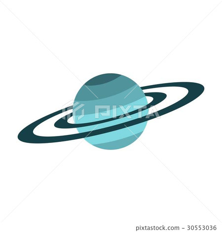 Saturn icon, flat style Saturn icon, flat style 30553036