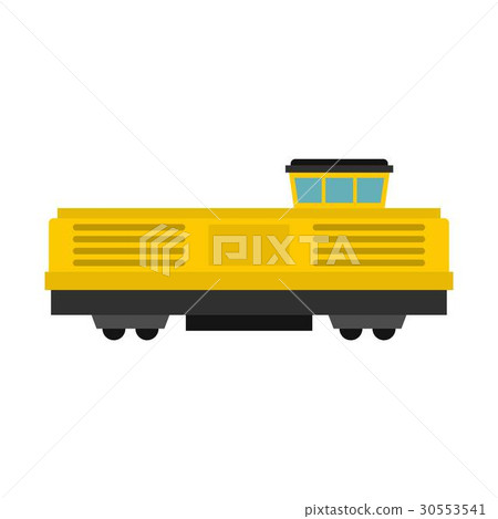 Freight train icon, flat style Freight train icon, flat style 30553541