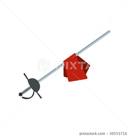 Saber icon, flat style 30553718