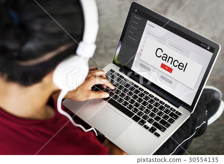 Cancel Reject Deny Warning Concept Cancel Reject Deny Warning Concept 30554135