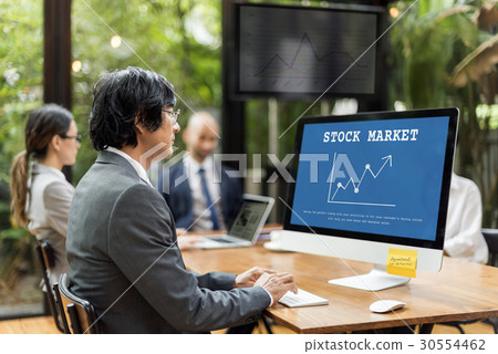 Stock Market Exchange Economics Investment Graph 30554462