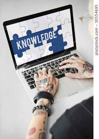 Education Learning Puzzle Pieces Graphic Education Learning Puzzle Pieces Graphic 30554695