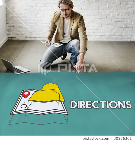 GPS location map travel graphic GPS location map travel graphic 30556361