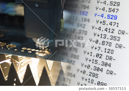 The CNC laser cutting machine  30557313