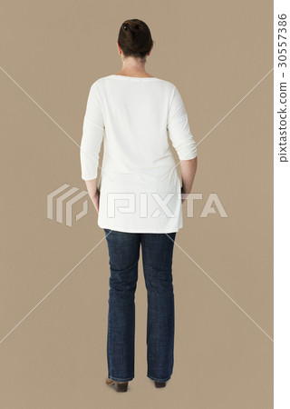 A Woman in a Back View 30557386
