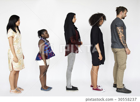 Diverse ethnicity people are in a shoot Diverse ethnicity people are in a shoot 30558237