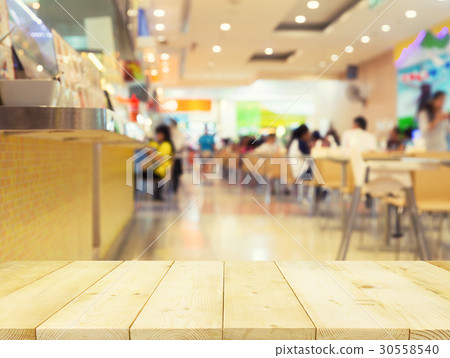 Food court blurred Food court blurred 30558540