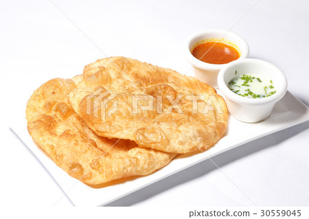 Deep Fried Puri Luchi 30559045