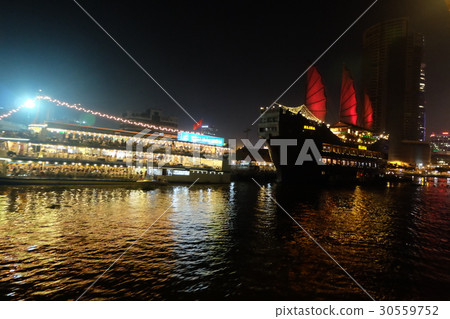 越南胡志明市西貢河上風光 30559752