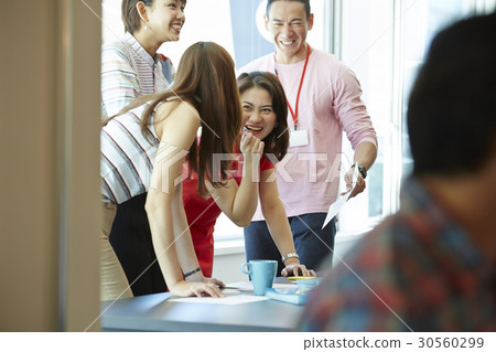 A group of people is happy. A group of people is happy. 30560299