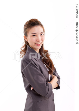 confident, happy, smiling, positive business woman 30560947