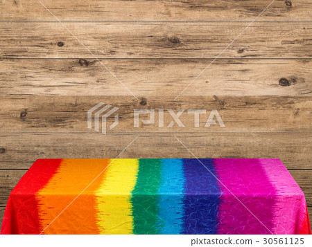 rainbow tablecloth 30561125